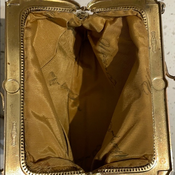 Vintage Whiting & Davis Gold Mesh Bag - Picture 4 of 7